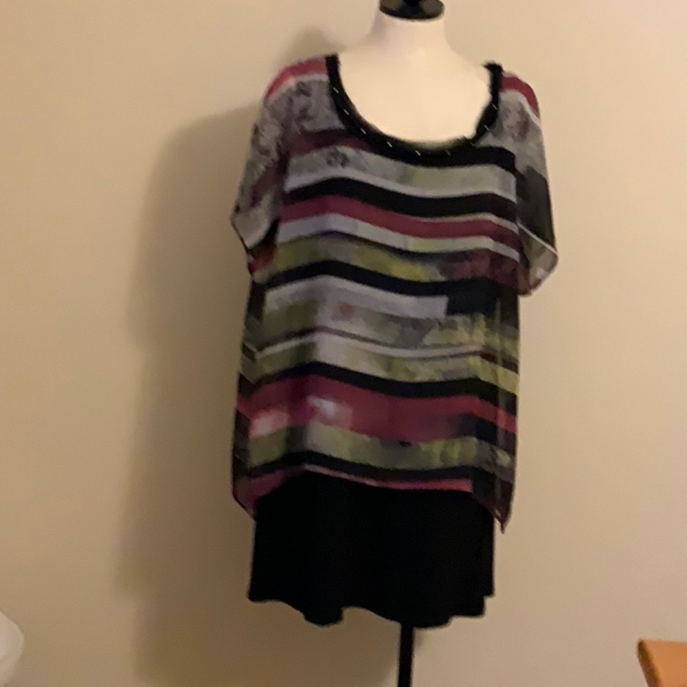 XL Style & Co.  Layered Top